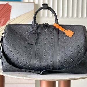 Louis Vuitton Keepall 50 Monogram Shadow Leather